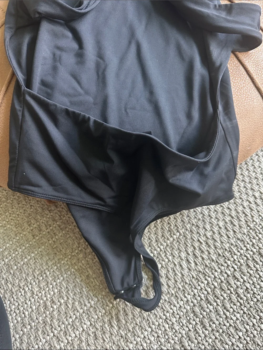 Black Racerback Bodysuit - Picture 4 of 7